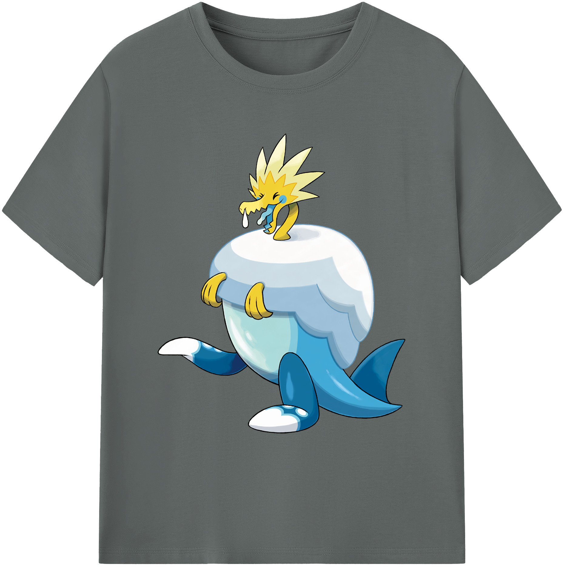 （画像用） ポケットモンスター Pokémon 綿100％ メンズ半袖Tシャツ｜肌触りやわらか＆通気性